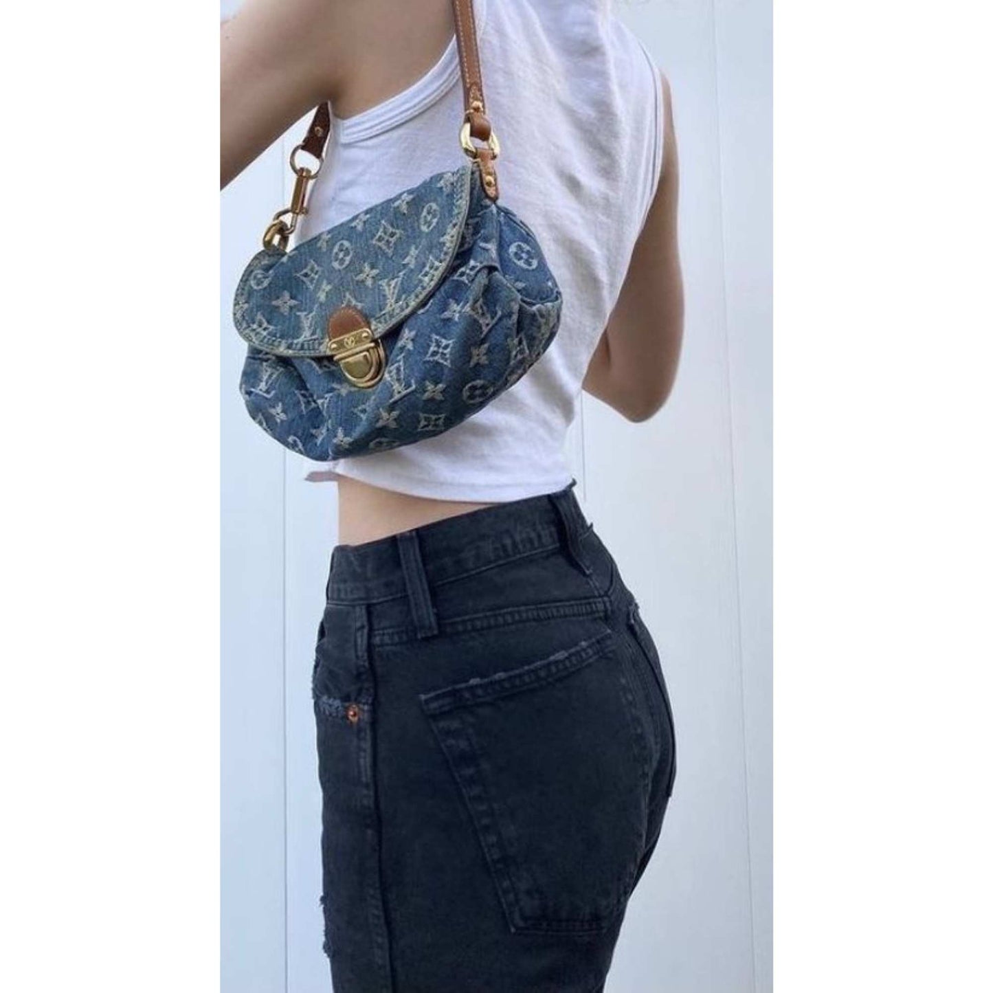 Louis Vuitton plenty denim bag