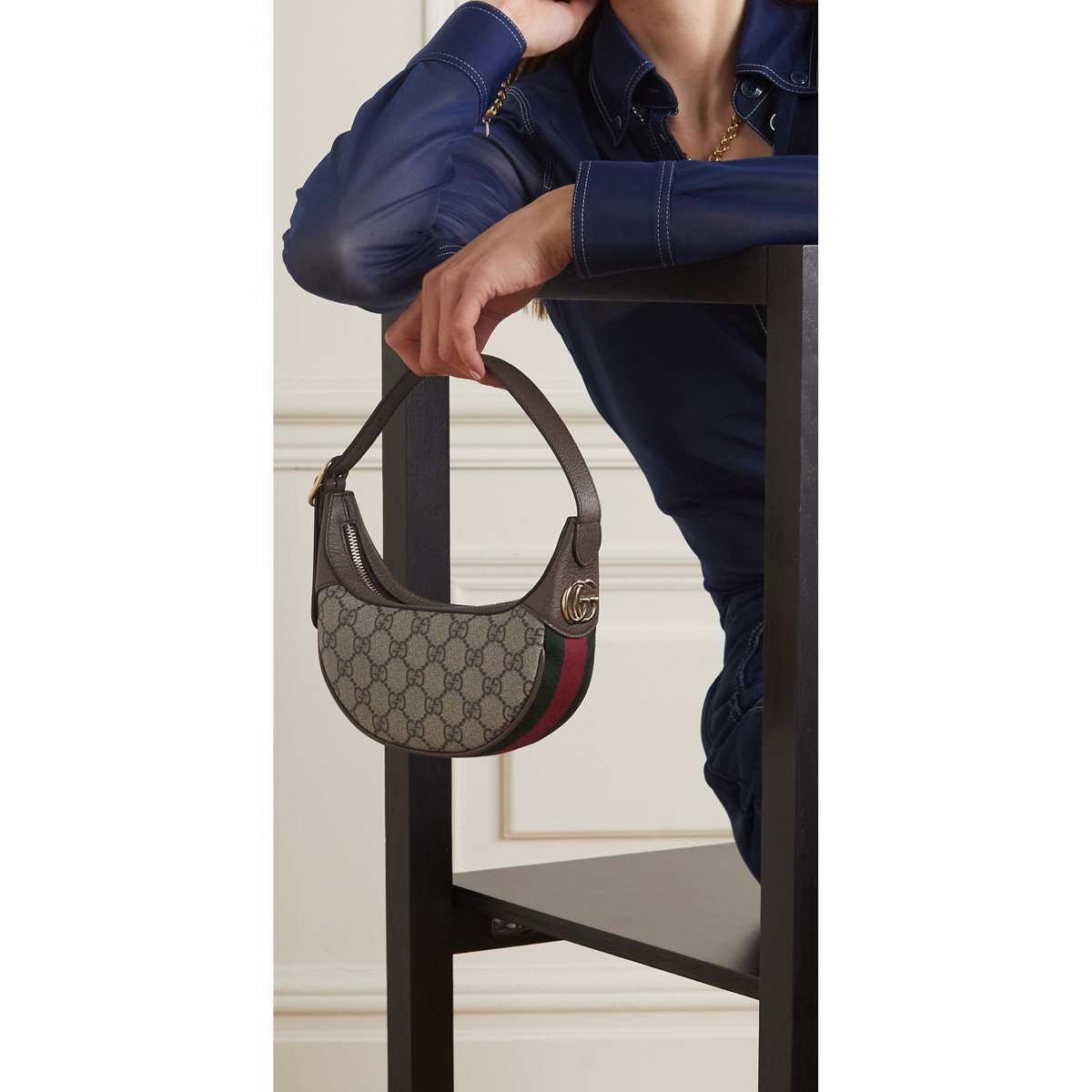 Ophidia mini GG-Supreme canvas