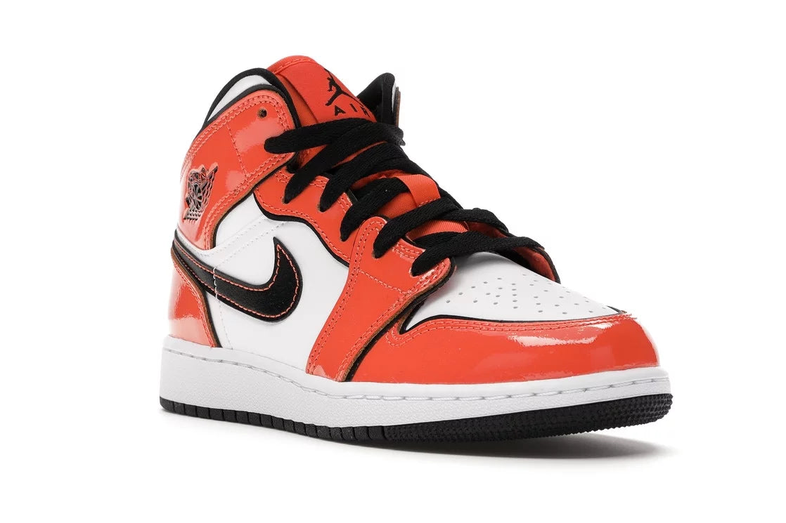 Jordan 1 Mid Turf Orange GS