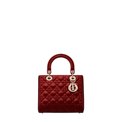 MEDIUM LADY DIOR BAG CHERRY