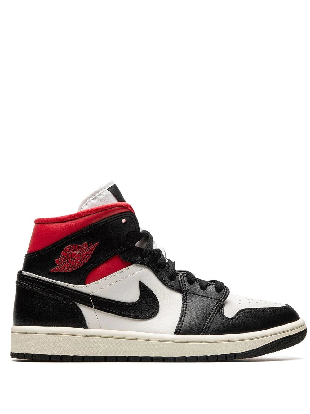 Air Jordan 1 Mid "Black/Gym Red/Sail"