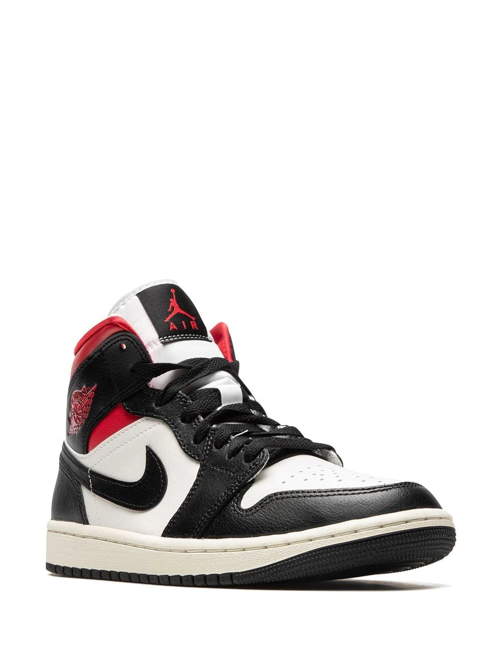 Air Jordan 1 Mid "Black/Gym Red/Sail"