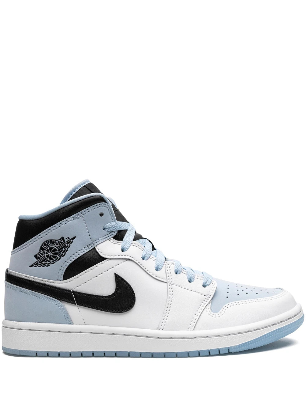 Air Jordan 1 Mid SE "White/Ice Blue-Black"