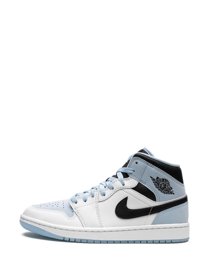 Air Jordan 1 Mid SE "White/Ice Blue-Black"