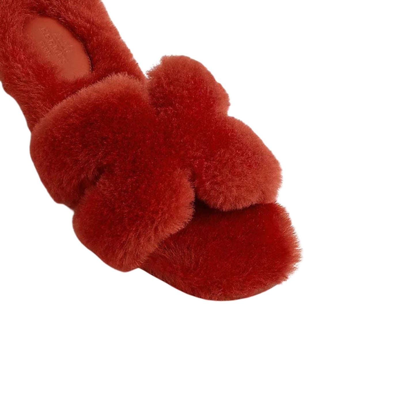 Oran Sandal With Red Fur