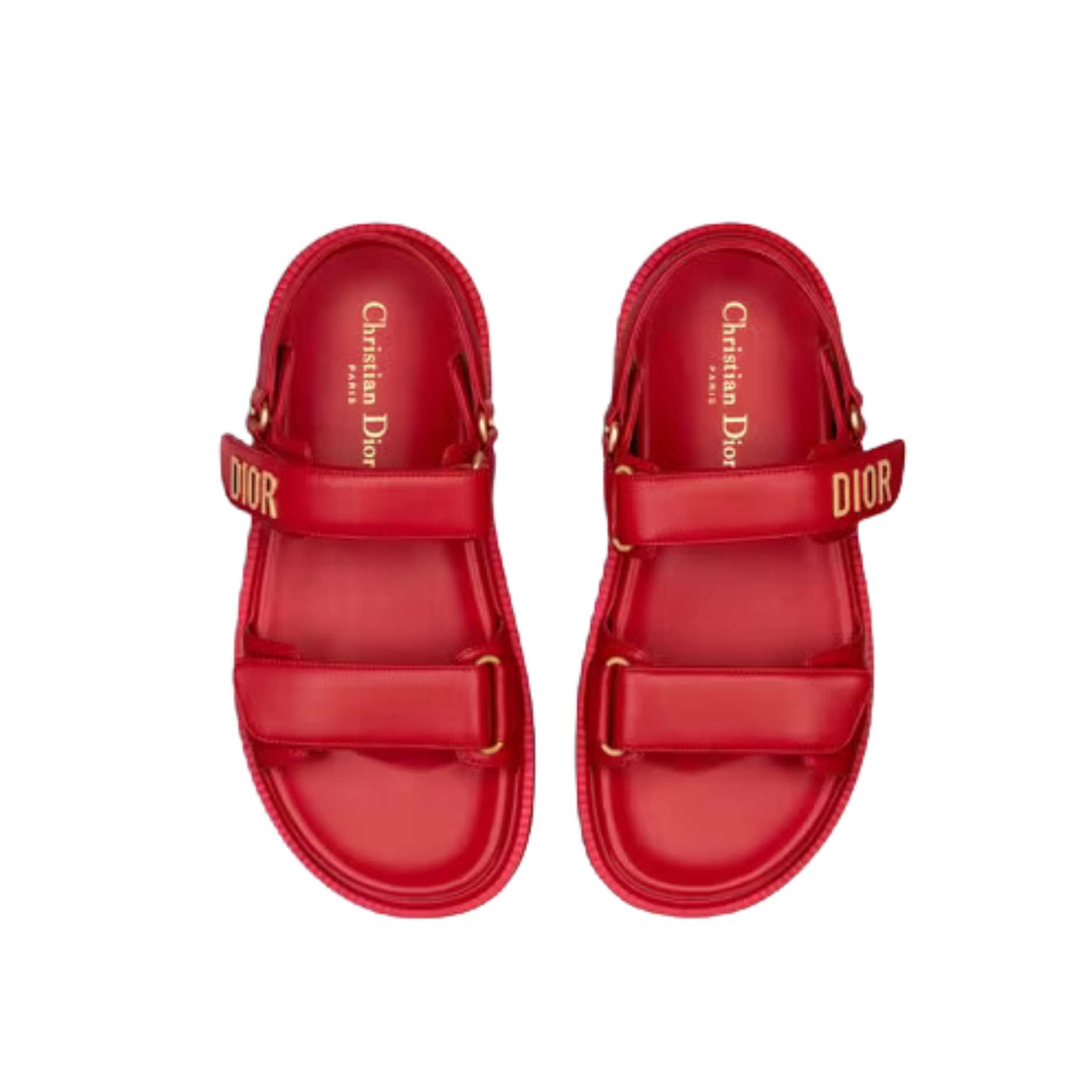 DIORACT SANDAL RED