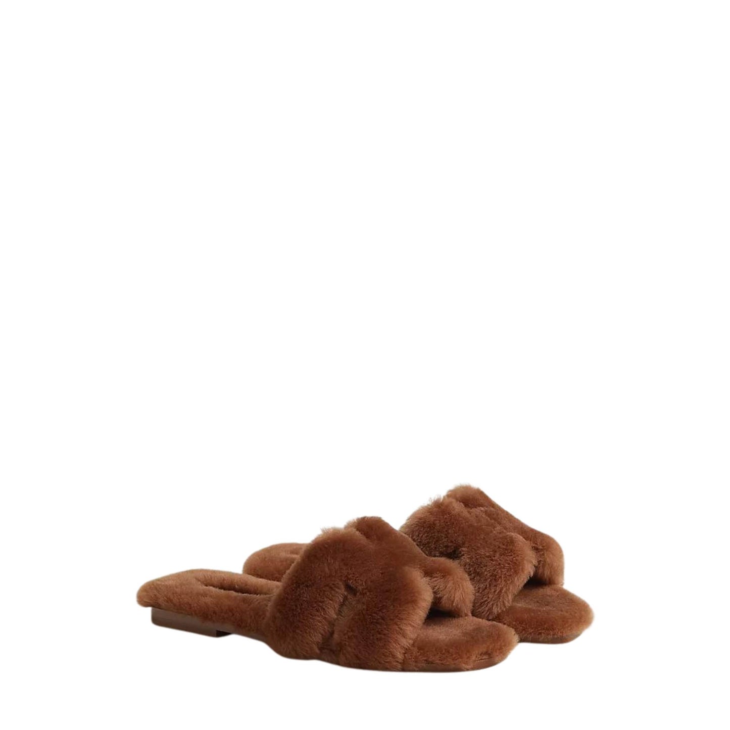 Oran sandal With Brown Fur