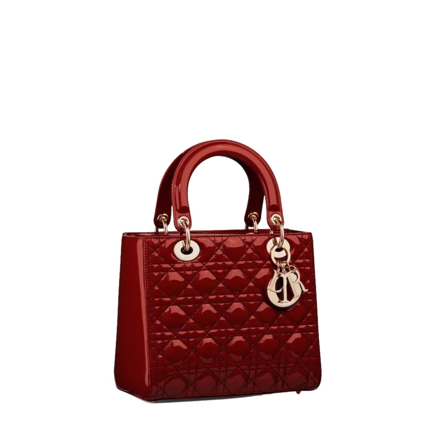 MEDIUM LADY DIOR BAG CHERRY