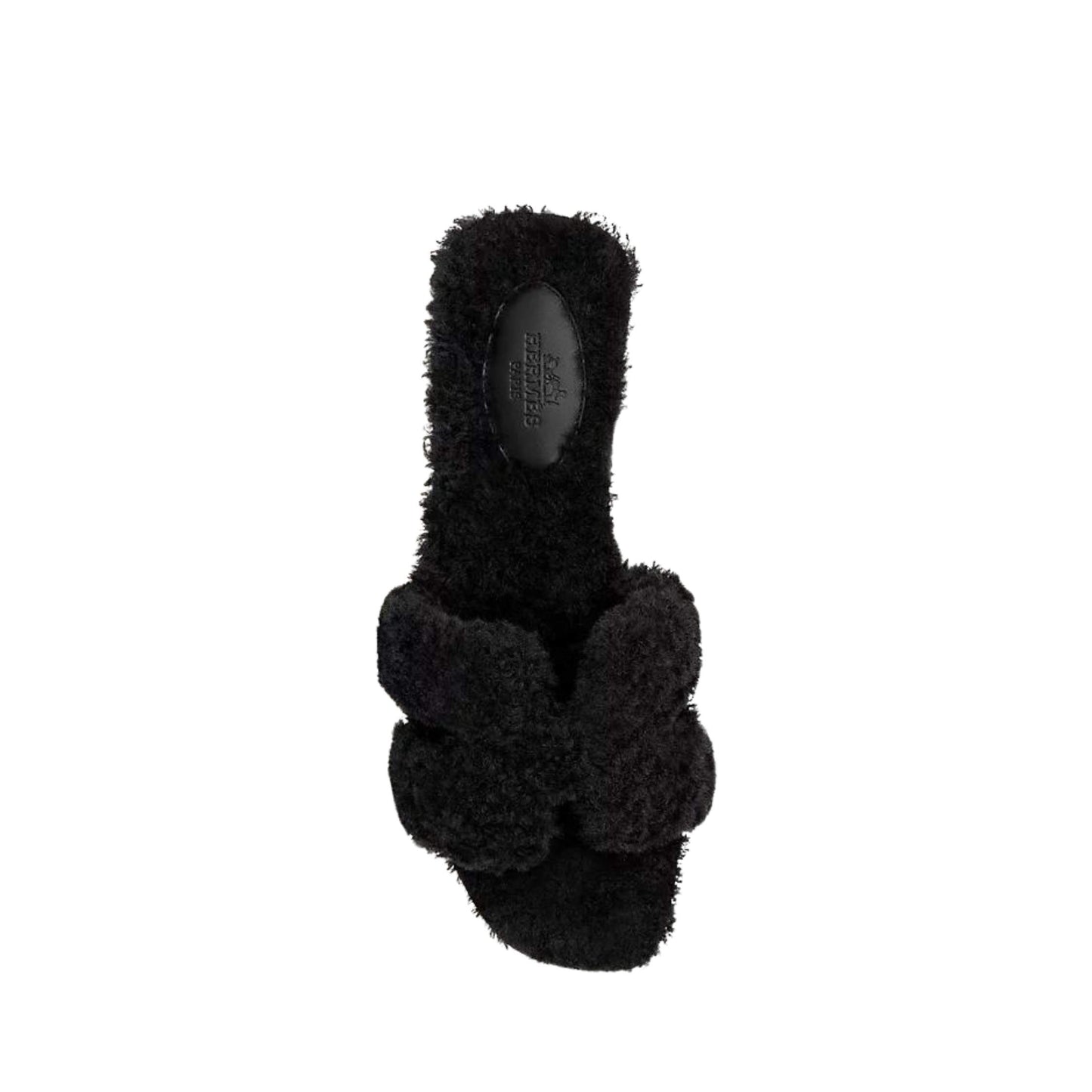 Oran Sandal With Black Fur