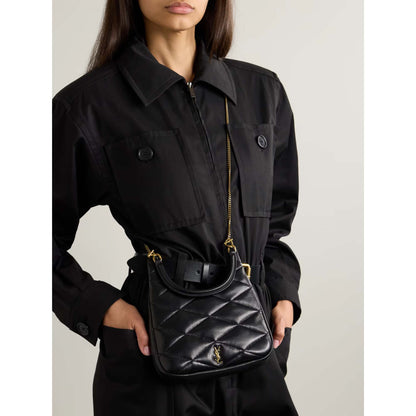 Sade Mini Quilted Leather Tote