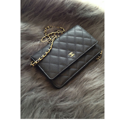 Chanel Wallet on Chain Caviar Skin