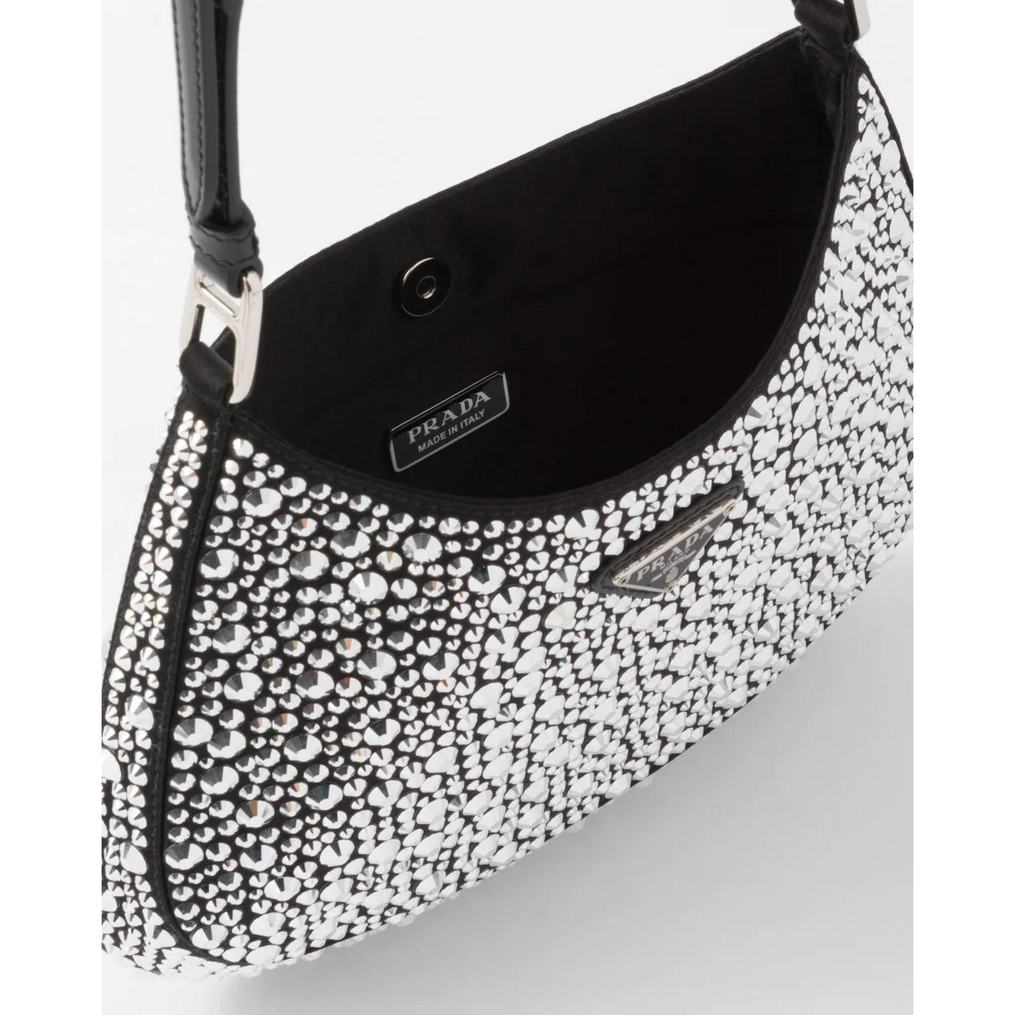 Prada Cleo satin bag with crystals