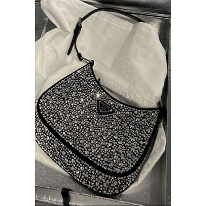 Prada Cleo satin bag with crystals