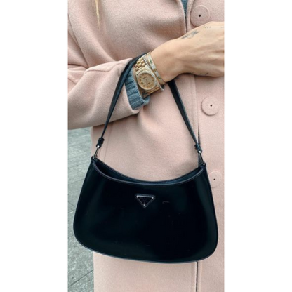 Prada Cleo brushed leather shoulder bag