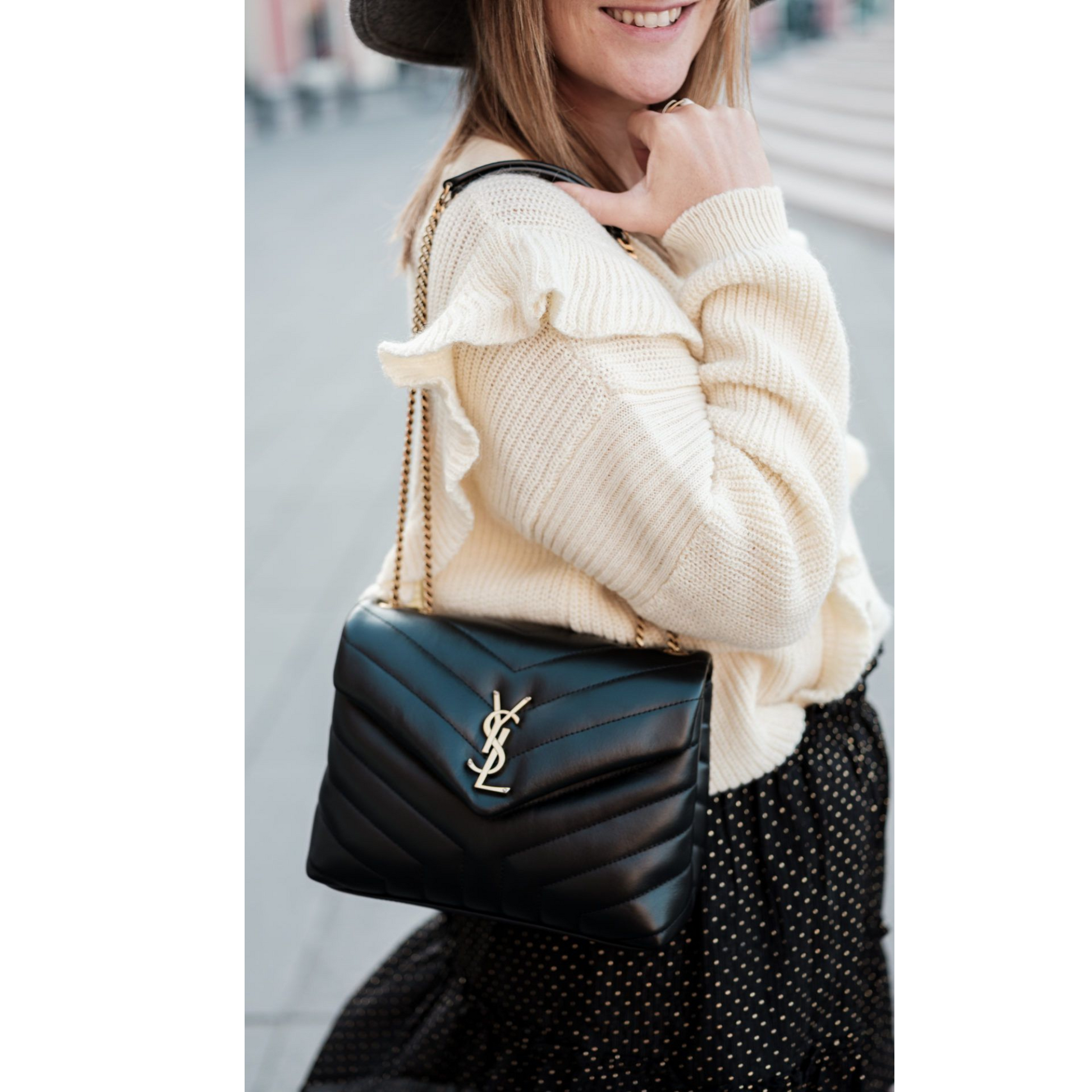 LOULOU MEDIUM CHAIN BAG