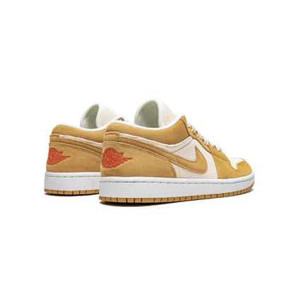 Air Jordan 1 Low SE Twine Orange Quartz Corduroy (W)