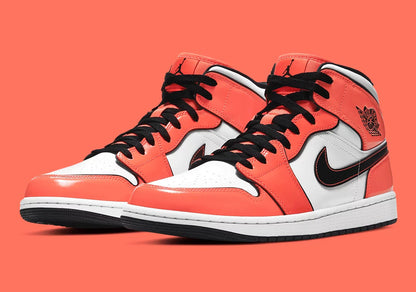 Jordan 1 Mid Turf Orange GS