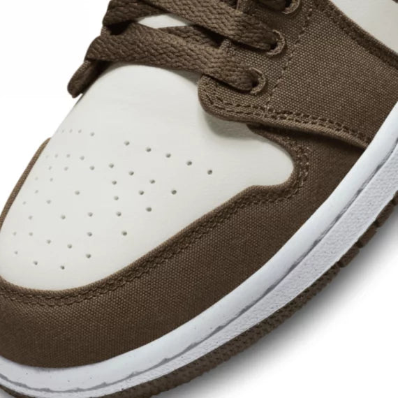 Air Jordan 1 Low Brown Canvas