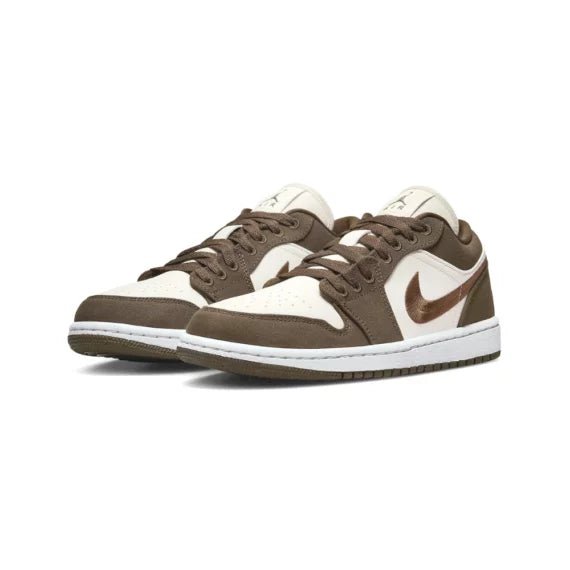 Air Jordan 1 Low Brown Canvas