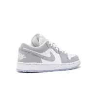 AIR JORDAN 1 Low Aluminium Wolf Grey